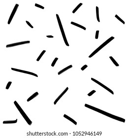 Handmade Memphis pattern Fashion 80-90s. Black and white mosaic texture