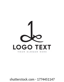 Una plantilla de logotipo de letra moderna hecha a mano de tipo I, logotipo de vectores para identidad empresarial y de empresa 