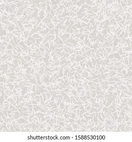  Handmade Mulberry Washi Paper Texture Seamless Pattern. White Background with Tiny Speckled Drawn Flecks . Soft Off Gray Neutral Tone. All Over Recycled Print. Vector Swatch Repeat EPS 10
