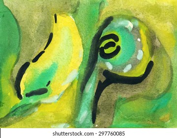 Handmade painting background. Colorful Vector illustration.