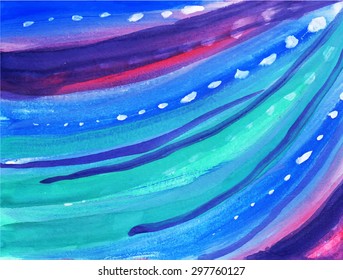 Handmade painting background. Colorful Vector illustration.