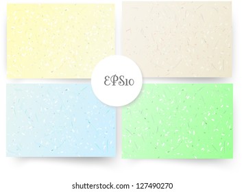 Handmade paper. Vector illustration.