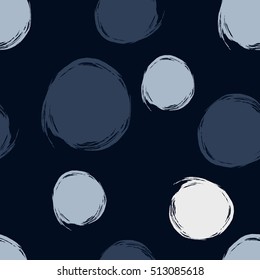 Handmade pattern is made of ink scopes. Can be used for fabric design, paper design, background. Vector. Isolated
