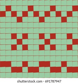 Handmade pavement with abstract seamless shapes and pixel