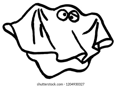 Handmade pen drawing. Suitable for a coloring book. The vector files all have transparent backing.