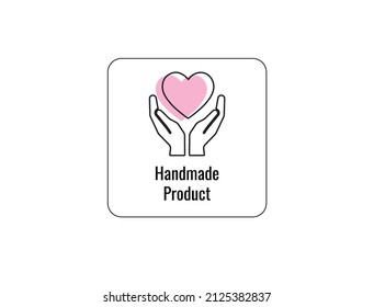 handmade product icon vector illustration