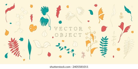 Handmade products. Completely vector and different. This elements that can be used to create any design. Vector brush type object.