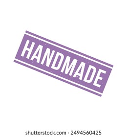 Handmade Rubber Grunge Stamp Sign