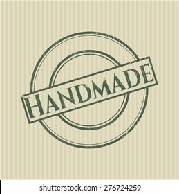 Handmade rubber stamp