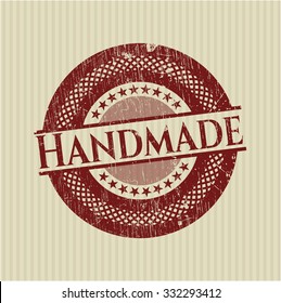 Handmade rubber stamp