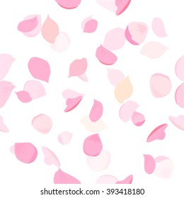 Handmade seamless decorative pattern flowers and butterflies. Vector