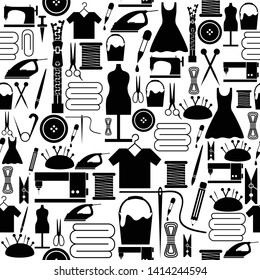 handmade seamless pattern background icon.