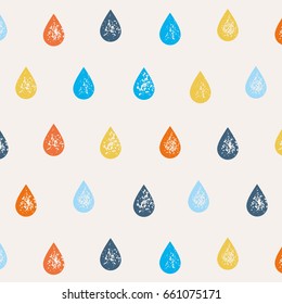 Handmade Seamless Pattern for your greeting cards, posters or covers. Suits for everything where personal handcrafted touch needed. Vector graphics
