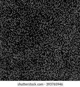 Handmade seamless texture - dashed line drawn by pen. Perfect as background for greeting cards, business cards, covers, and more. Vector Illustration.