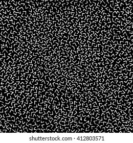 Handmade seamless texture - monochrome angle pattern drawn by pen. Perfect as background for greeting cards, business cards, covers, and more. Vector Illustration. 
