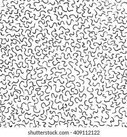 Handmade seamless texture - monochrome stripe pattern drawn by pen. Perfect as background for greeting cards, business cards, covers, and more. Vector Illustration. 
