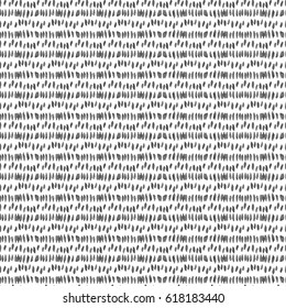 Handmade seamless vector texture - dashed ink spots. For background, textile and more.