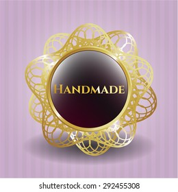 Handmade shiny badge