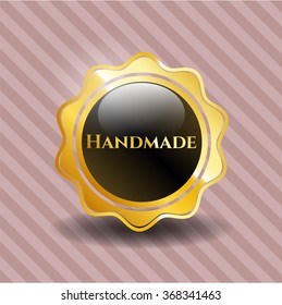 Handmade shiny badge