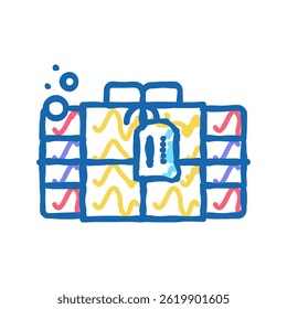 handmade soap doodle icon sketch vector. handmade soap sign. isolated symbol illustration