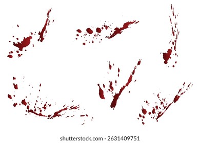 Fundo de tinta vermelha de sangue de gradiente de splatter artesanal
