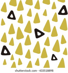 Handmade Triangle Seamless Pattern
