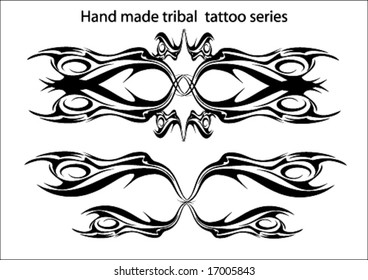 Handmade tribal tattoo
