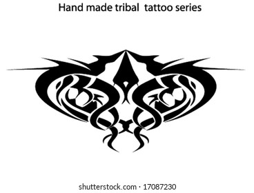 Handmade tribal tattoo
