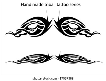 Handmade tribal tattoo