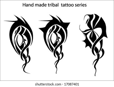 Handmade tribal tattoo