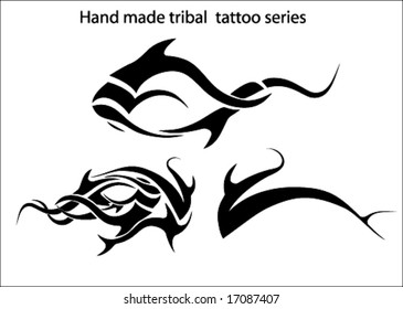 Handmade tribal tattoo