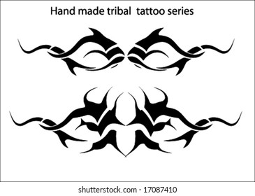 Handmade tribal tattoo