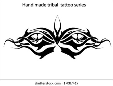 Handmade tribal tattoo