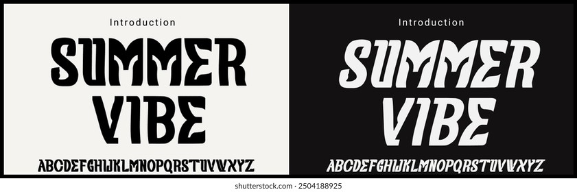  Handmade unique vector font. Alphabet of unique and elegant font for headings, flyer, greeting cards, product packaging, book cover, printed quotes, etc.
