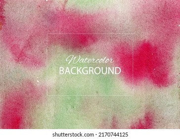Handmade Watercolor Texture Background Vector, Colorful handmade Abstract Background	