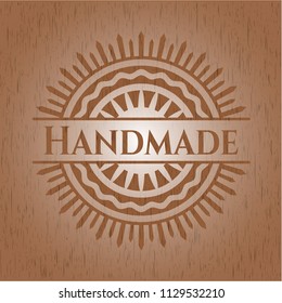Handmade wood emblem