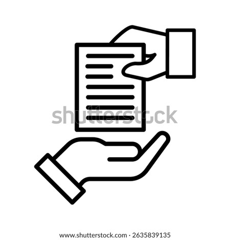 Handover Icon Element For Design