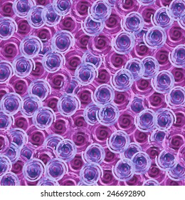 Handpaint watercolor vector background. Bright spirals of purple  colors. Texture for invitations, cards, web sites, design.