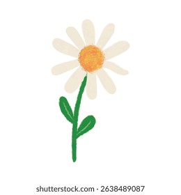 Hand-painted flowers, rough lines, soft and fluffy.