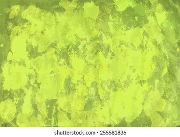 Handpainted green-yellow watercolor backgrounds for your design.