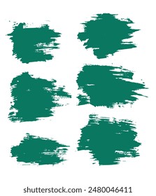 Hand-painted grunge texture brush stroke and frame collection