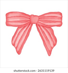 Arco rosa pintado à mão em estilo de aquarela suave — perfeito para designs femininos, chuveiros para bebês, temas românticos e embalagens elegantes.