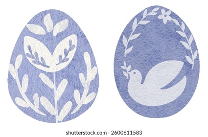 Handpainted Scandinavian Easter Egg for Celebration 