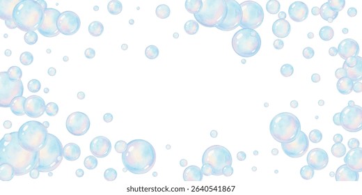 hand-painted soap bubbles clipart. Soft pastel hues, transparent texture, perfect for kids designs, greeting cards, digital scrapbooking, and dreamy decorative projects.