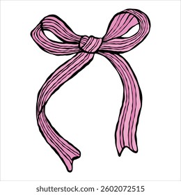 Hand-painted, sweet colored bows are perfect for decorating.