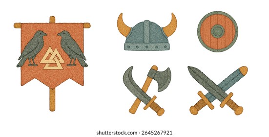 Hand-painted watercolor Egyptian elements-Anubis, pharaohs, pyramids, and scarabs. Perfect for mythological, historical, and spiritual-themed designs. Artistic, symbolic, and richly detailed.