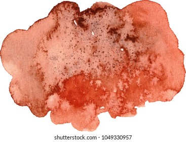 Hand-painted watercolor texture. Vector EPS 10.