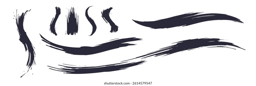 Hand-Painted Wave Texture with Brush Stroke Feel