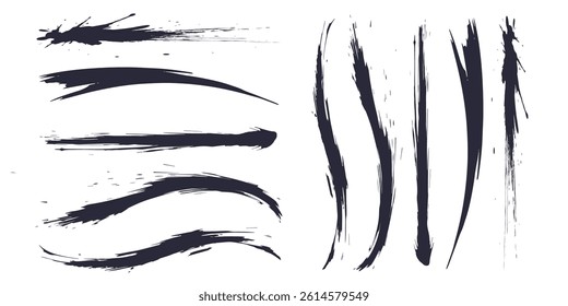 Hand-Painted Wave Texture with Brush Stroke Feel