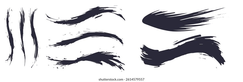 Hand-Painted Wave Texture with Brush Stroke Feel